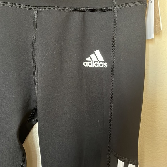 NWT Adidas AeroReady black  HighRise Workout Leggings sz S - Picture 5 of 6